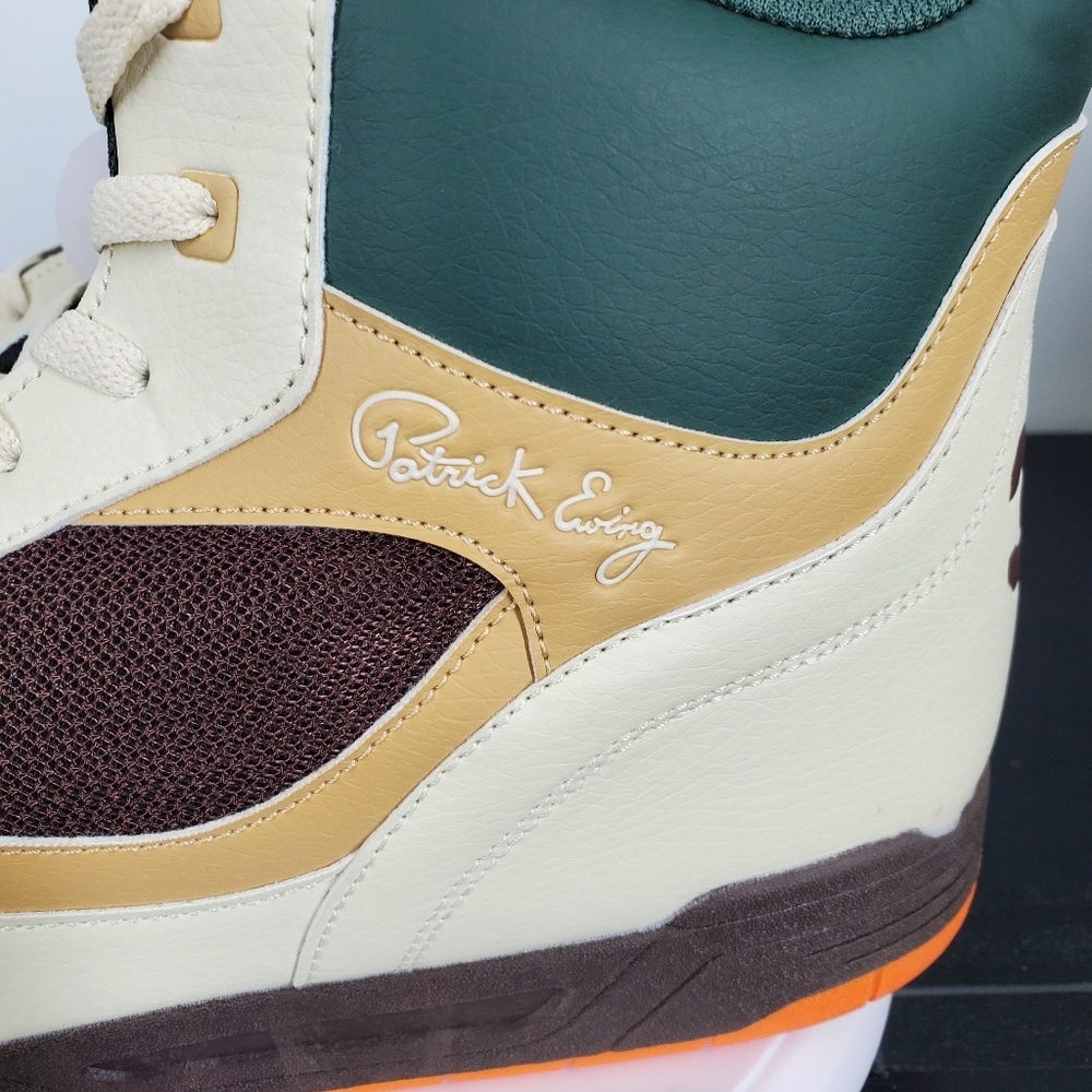 Ewing Athletics Rebound Shake & Bake Brown Green Orange Men's Size 13 Shoes - Picture 5 of 8